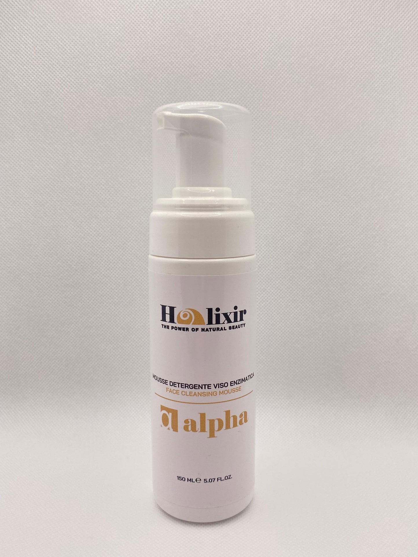 Mousse detergente viso alpha Helixir Natural Beauty con siero di lumaca