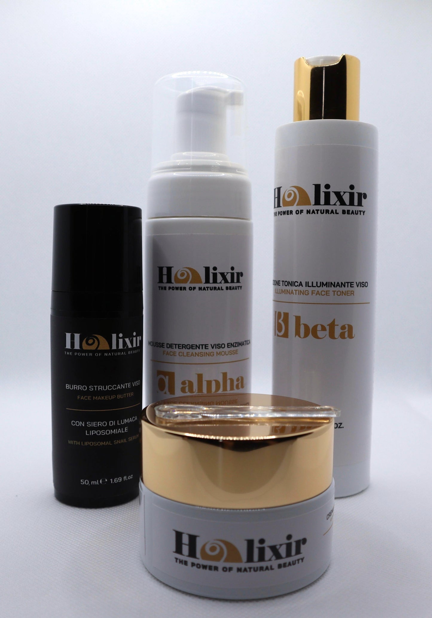 Kit skincare alla bava di lumaca Helixir Natural Beauty