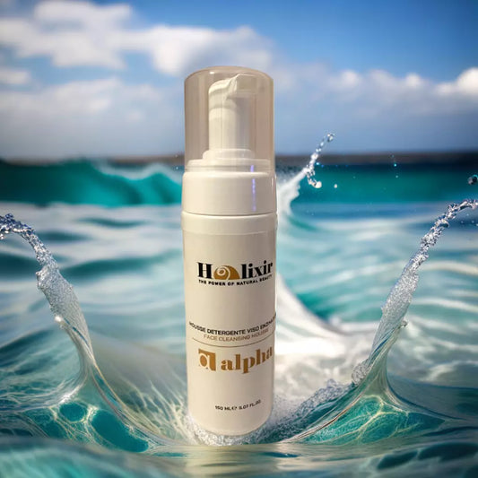 mousse detergente con siero di lumaca