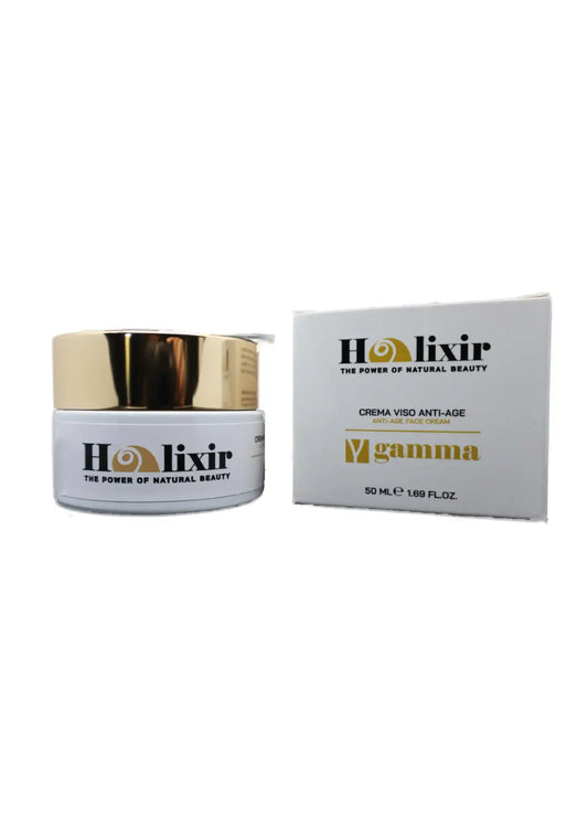 Crema viso anti-age gamma Helixir Natural Beauty con siero di lumaca