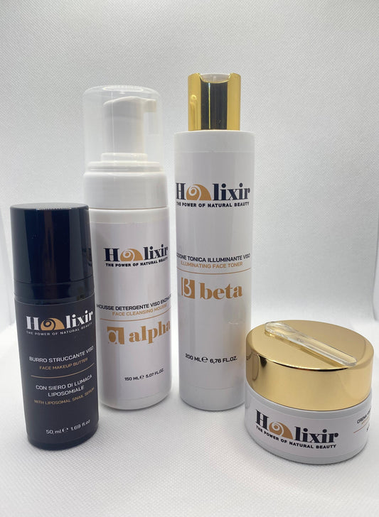 Kit skincare alla bava di lumaca Helixir Natural Beauty