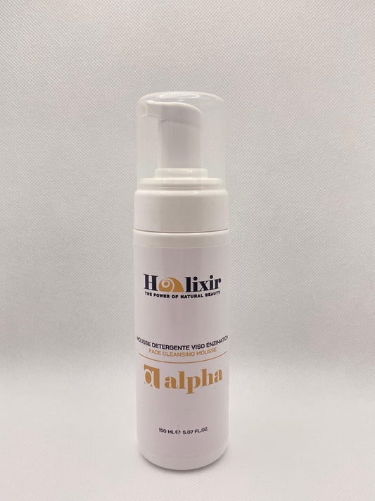 Mousse detergente viso alpha Helixir Natural Beauty con siero di lumaca