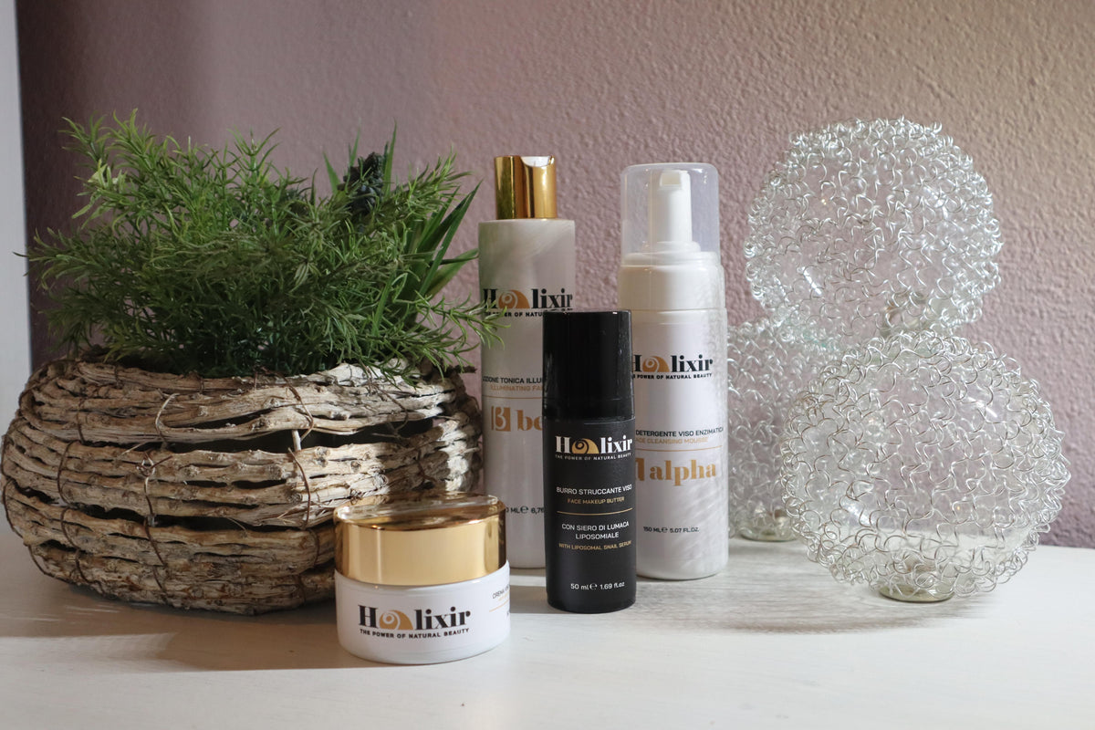 Helixir Kit completo skincare Helixir Natural Beauty alla bava di lumaca